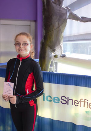 Megan at Sheffield Ice Rink